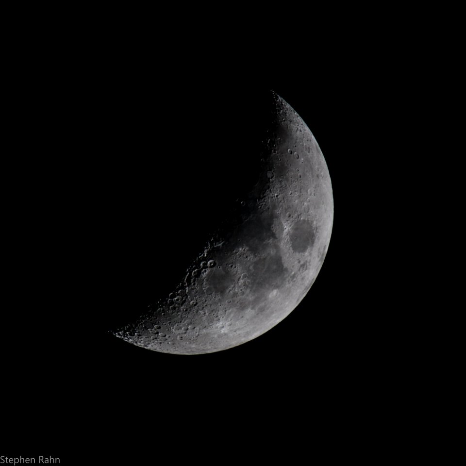 Waxing Crescent on 6-10-16