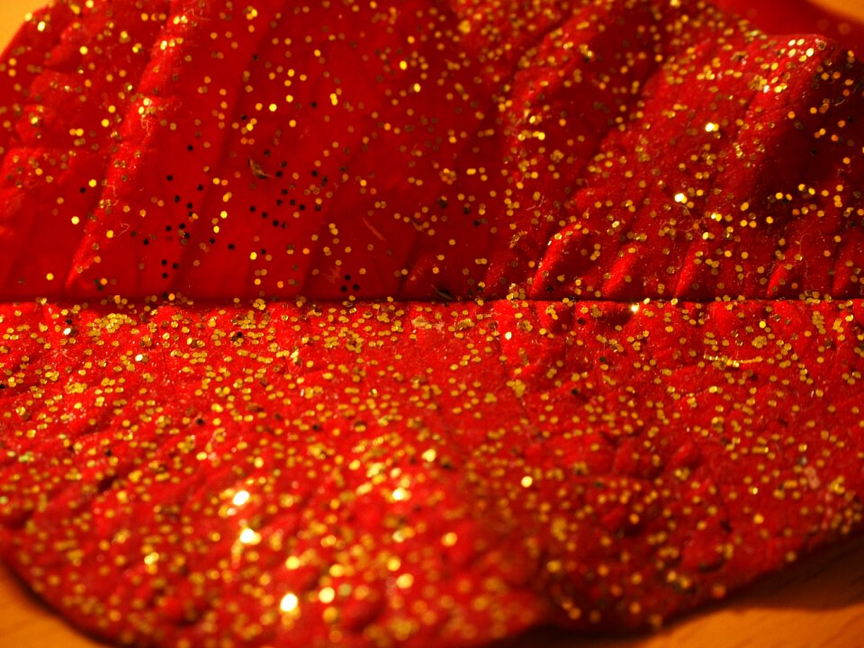Gold dust christmas ornament