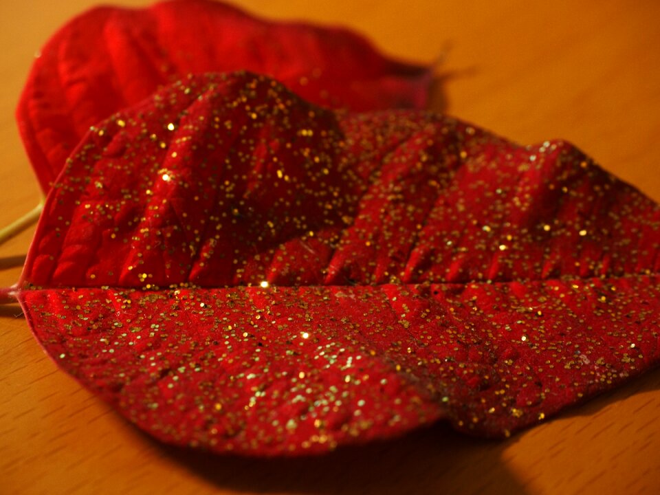 Gold dust christmas ornament