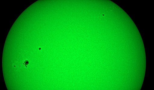 Sunspots on 11-26-2020 photo
