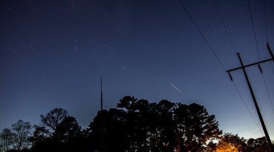 ISS over Macon, Georgia on 4-10-19