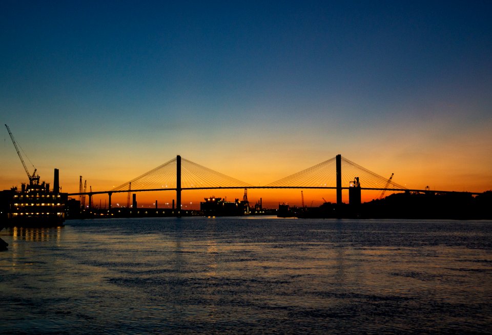 Sunset over Savannah, Georgia 7-9-18