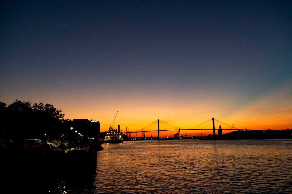Savannah, Georgia Sunset on 7-10-18