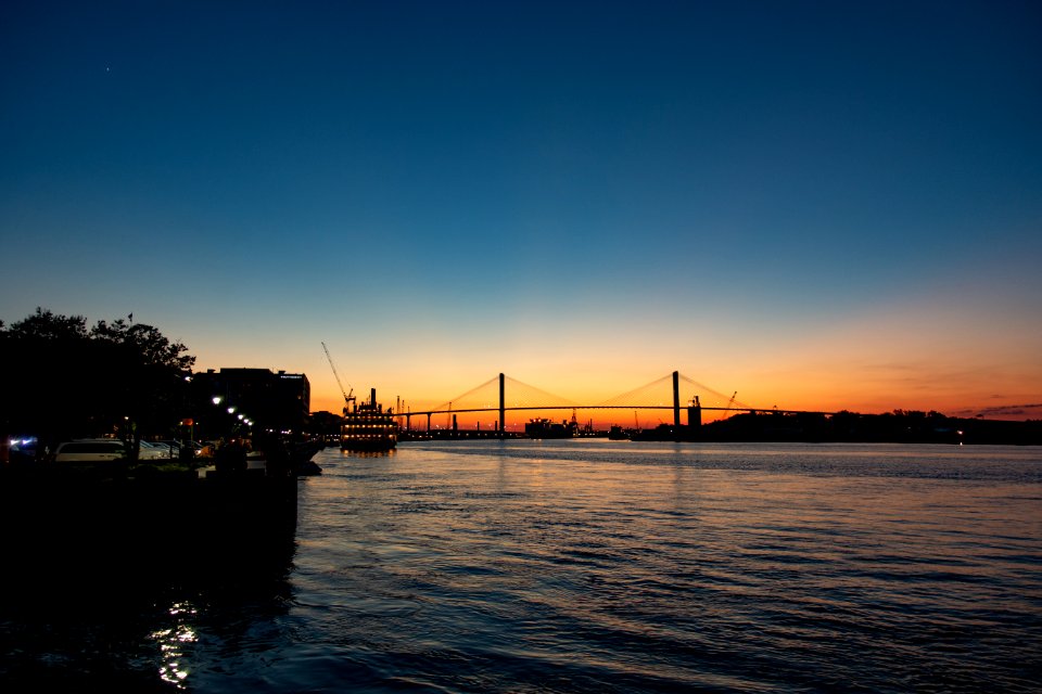 Sunset over Savannah, Georgia 7-9-18