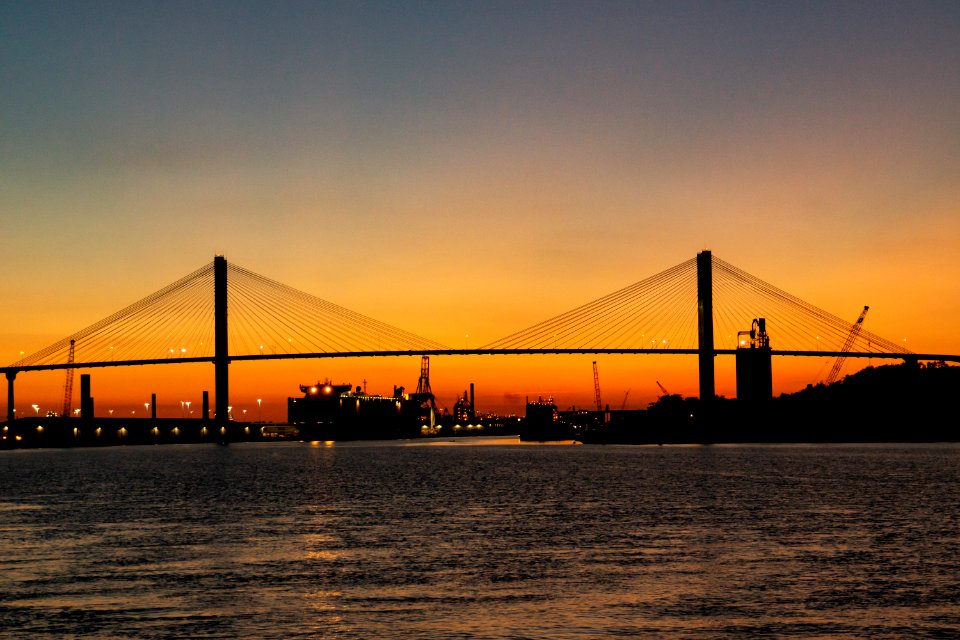 Sunset over Savannah, Georgia 7-9-18