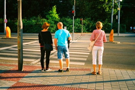 Smena Symbol - People at Crosswalk