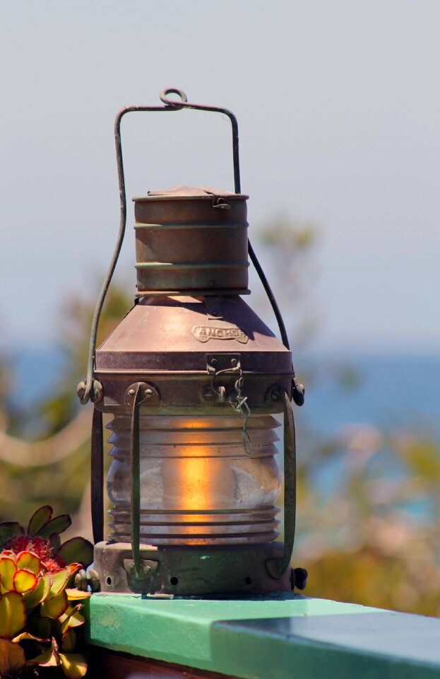 Old-fashioned illumination antique