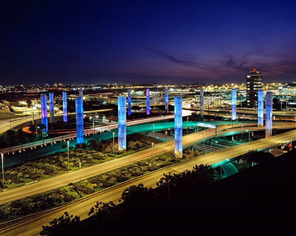 Architecture lax airplane
