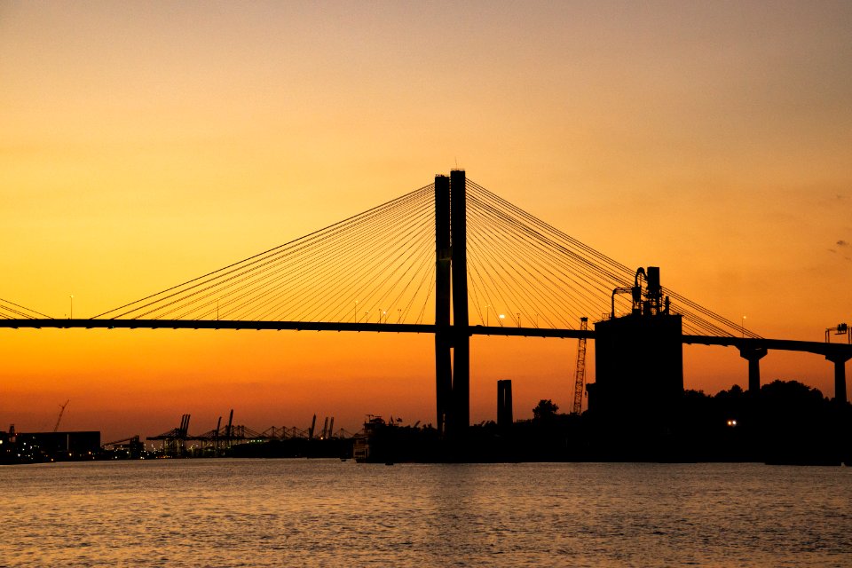 Savannah, Georgia Sunset on 7-10-18