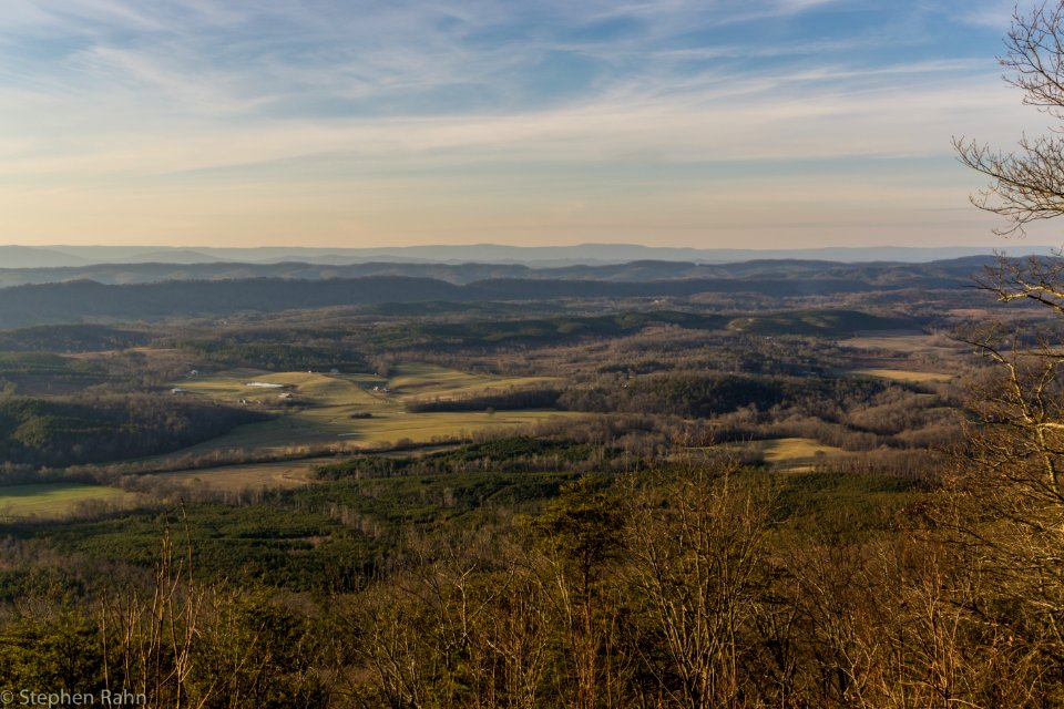 View from John's Mountain - Lafayette, Georgia