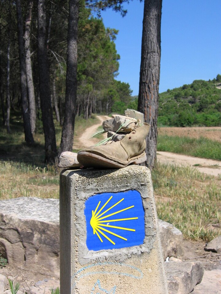 Hiking shoes make a pilgrimage old