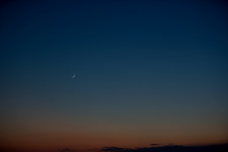 4% Waxing Crescent, Mercury, and Venus