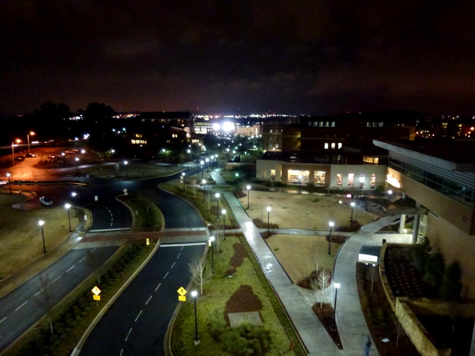 Day 10 - Rainy Night on Campus