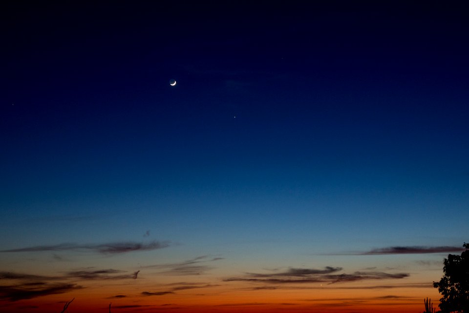 Moon, Jupiter, and Venus