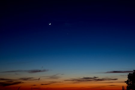 Moon, Jupiter, and Venus