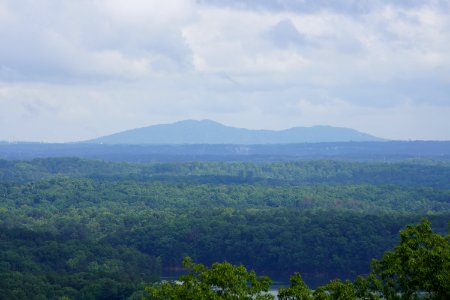 Day 167 - View of Kennesaw Mountain from Red Top Mountain Park photo