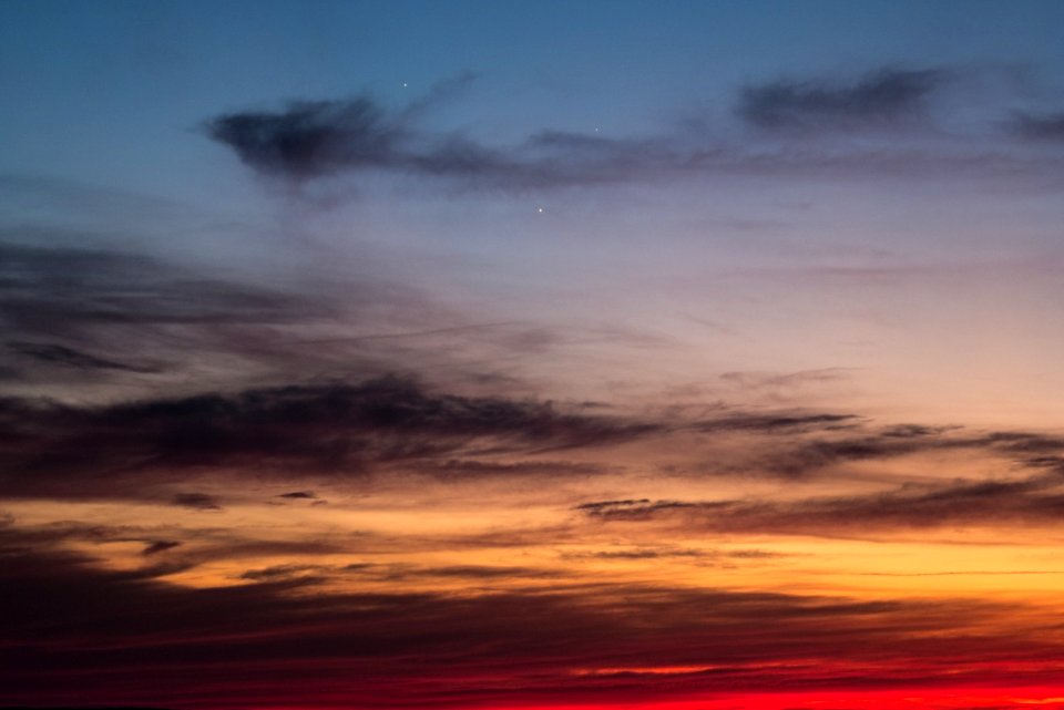 Planetary Trio - Jupiter, Venus, and Mercury