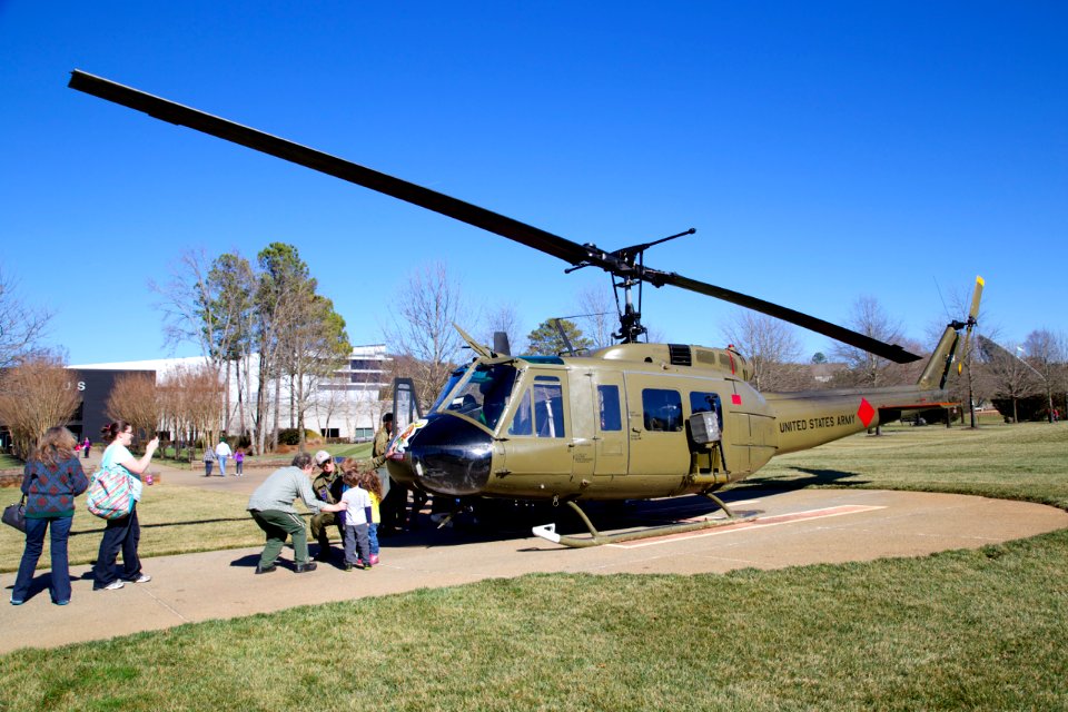UH-1H Helicopter at the Tellus Museum
