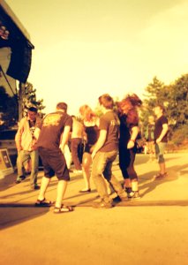 Vilia-Auto - Redscale - Concert on Moravian Square 2