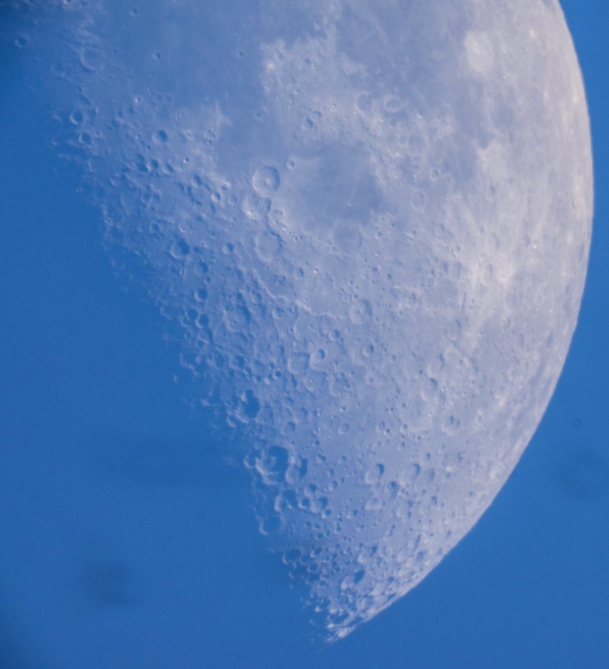Lunar Cartography - Moon at 49% illumination