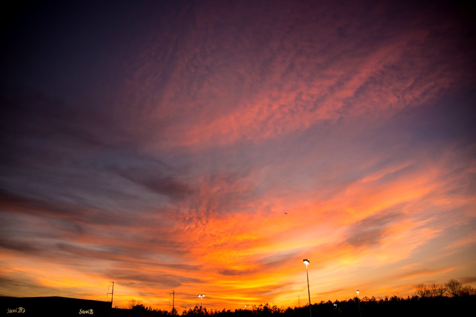 Sunset in Kennesaw on January 24th, 2013