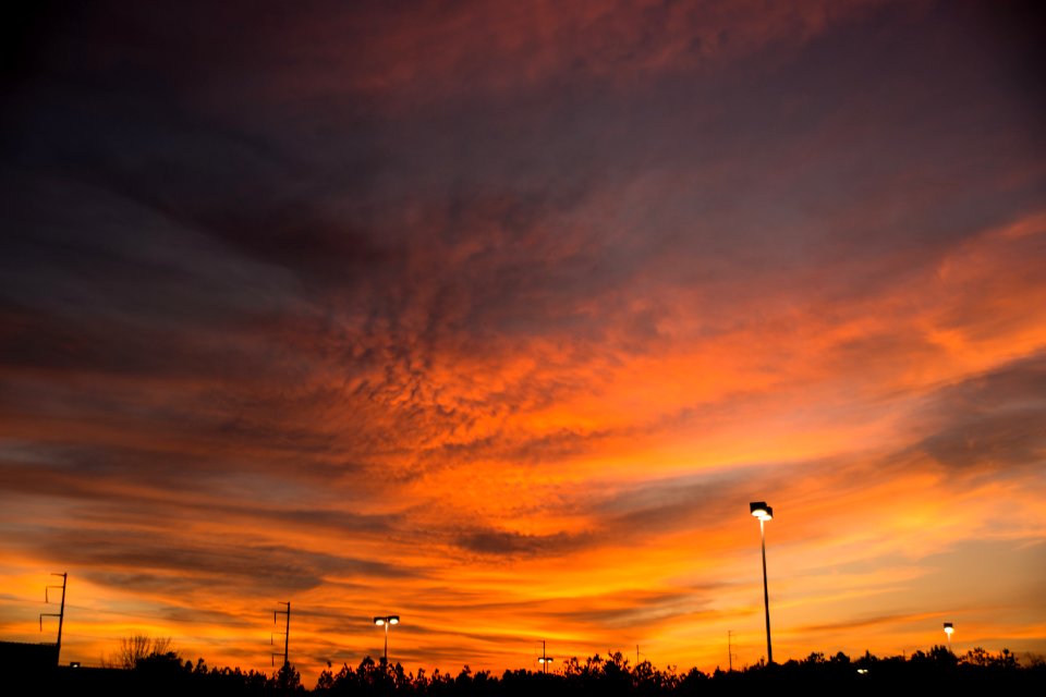 Sunset in Kennesaw on January 24th, 2013