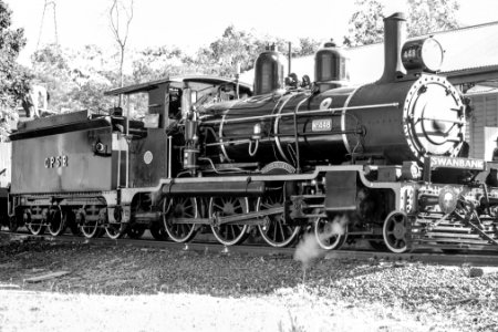 QPSR Australian 1908 steam train number 448 class PB15 photo