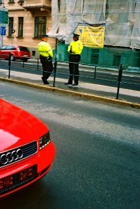 Smena Symbol - Policemen and Audi photo