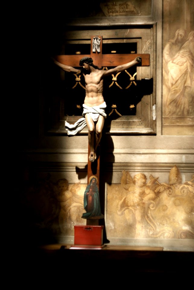 Sony Alpha A230 with Helios-44-2 - Christ and Shadow
