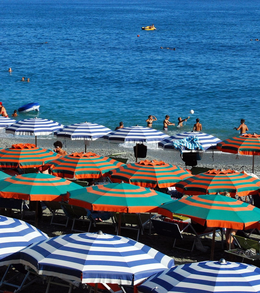 Summer beach water