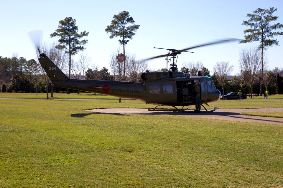 UH-1H Helicopter at the Tellus Museum