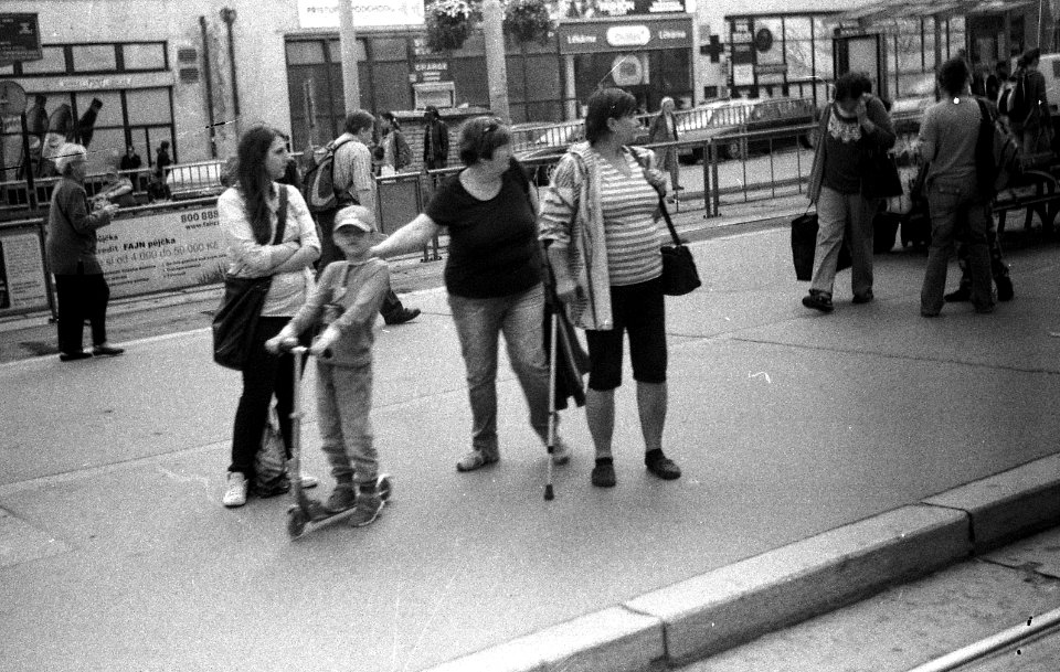 Sokol 2 - Street Action taken from Tram Window