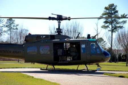 UH-1H Helicopter at the Tellus Museum