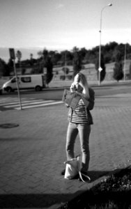 Kiev 4 + Jupiter-12 35/2,8 - In front of Tesco Mall (Královo pole) 1