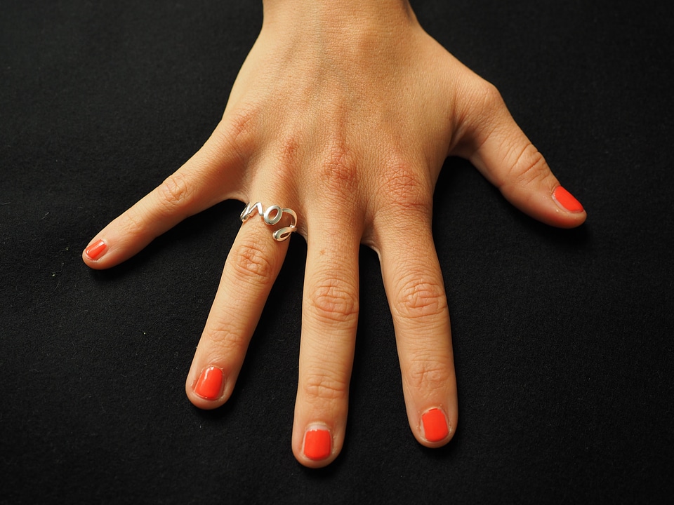 Jewellery love hand