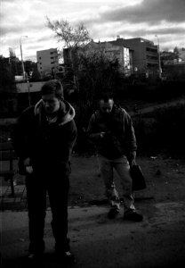 Orion EE - Men at Bus Stop