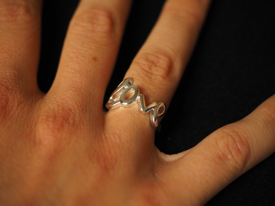 Jewellery love hand