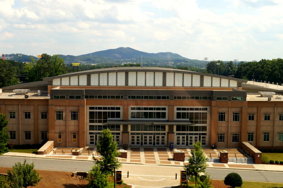 Day 160 - Convocation Center with Kennesaw Mountain in the distance.