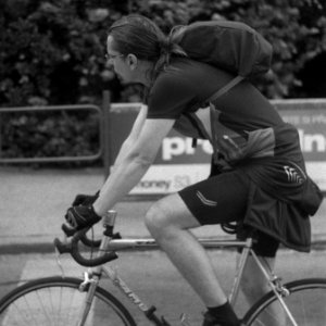 Kiev 4 + Jupiter-8M 53/2 - Cyclist