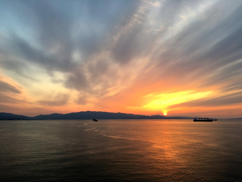 Sunset @ niihama-japan