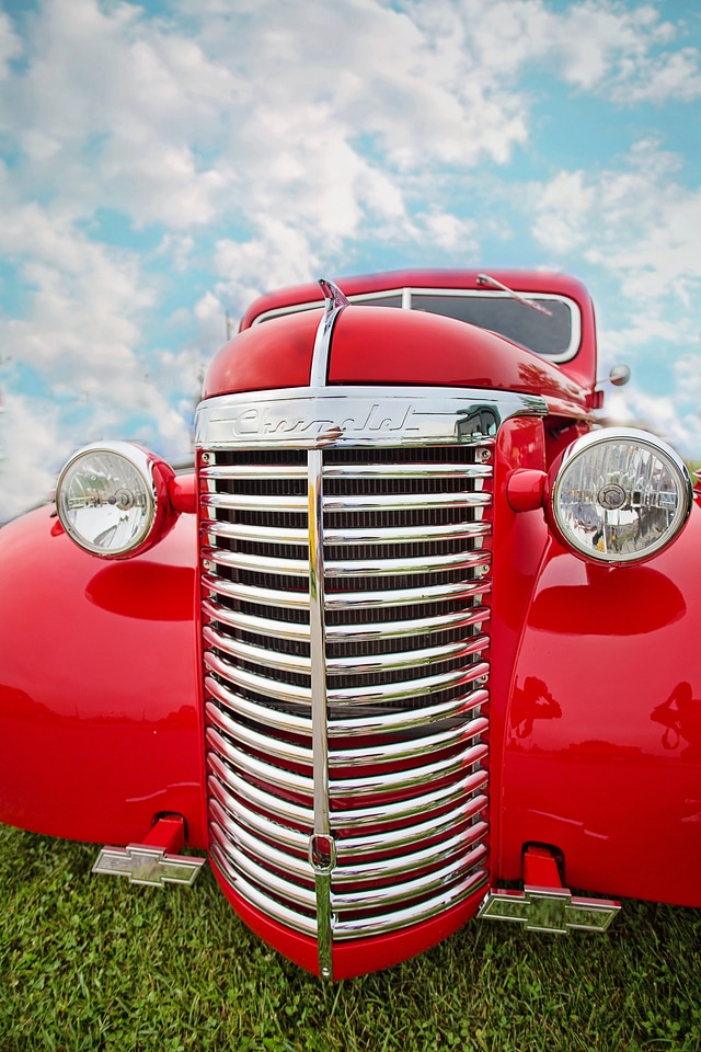 Automobile auto retro