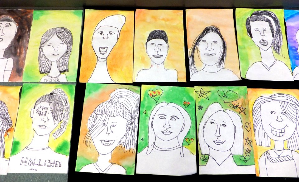 Day 66 - Student Self-Portraits