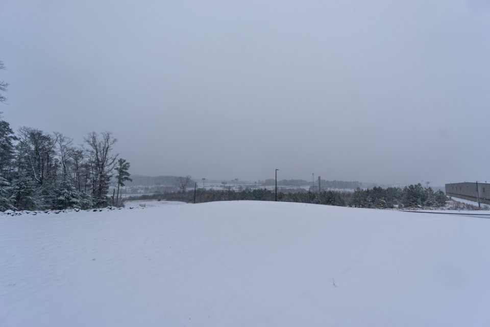 Snow in Adairsville, Georgia 2-25-15 photo