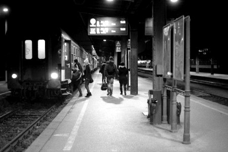 Praktica BC1 - Night Train photo