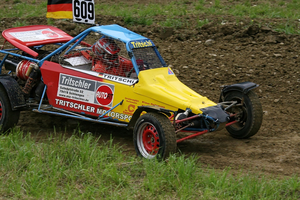 Race rally racing car