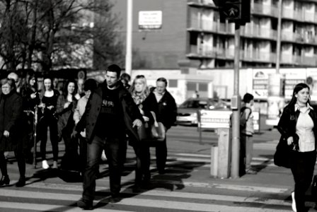 Sony Alpha A230 with Helios-44-2 - Crosswalk Scene
