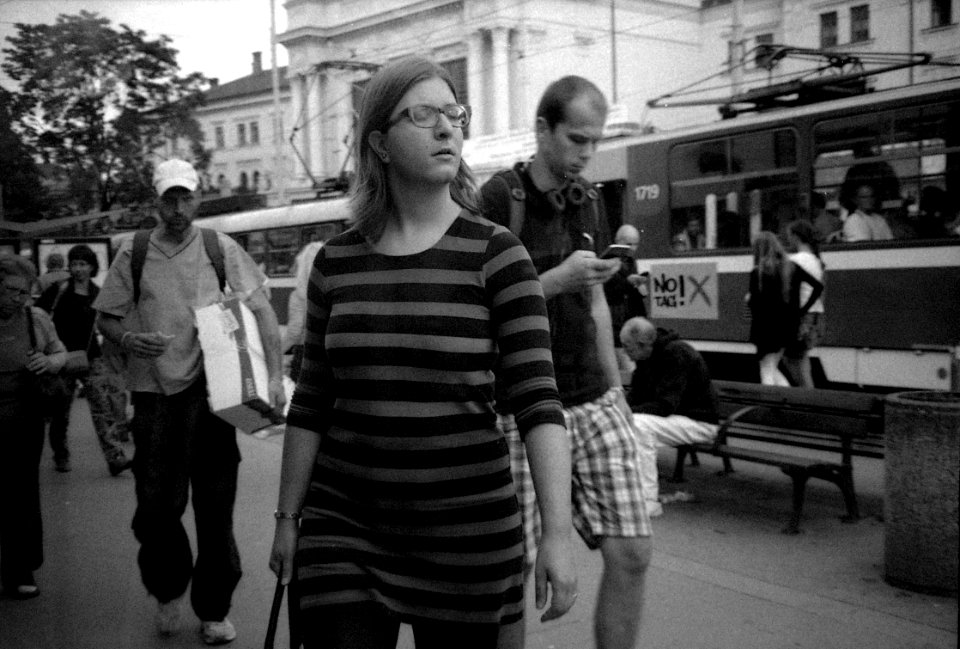 Taken with Canon Prima Zoom (Sure Shot) 76AiAF - Tram Stop Scene 04
