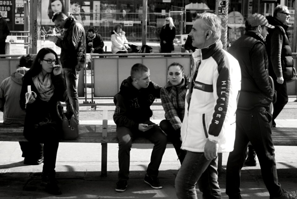 Sony Alpha A230 with Helios-44-2 - Tram Stop Scene