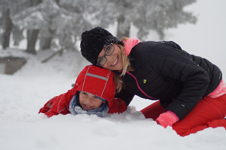 Trip family snowflake photo