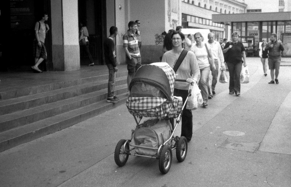 Smena Symbol - People in front of Main Railway Station 2